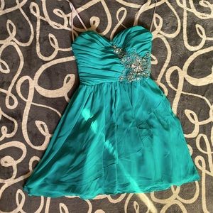 Turquoise dress